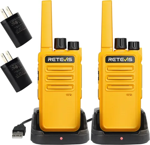 Miniatura 14 de Retevis RT68H Walkie Talkies para adultos, radio de 2 vías de largo alcance, intuitivo, canal, pantalla de energía, VOX manos libres, bloqueo