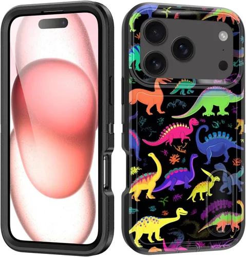 Miniatura 122 de Funda para iPhone Air con soporte integrado, a prueba de golpes, polvo y caídas, 3 capas, grado militar, funda protectora para iPhone Air de 6.5