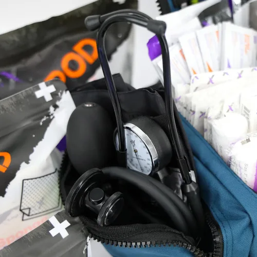 Miniatura 5 de Lightning X Value Compact Medic First Responder EMS/EMT Bolsa de trauma con kit de llenado estándar B - AZUL