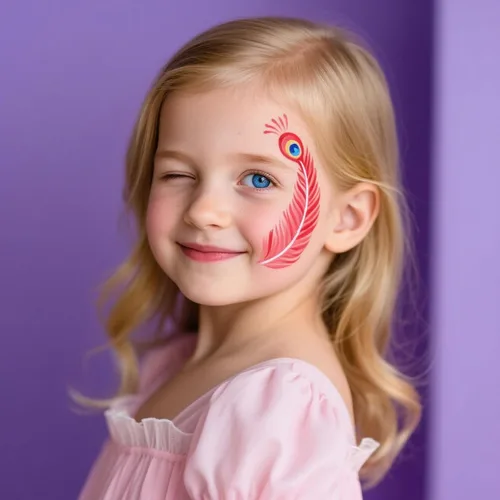 Miniatura 6 de Pintura facial roja de 4.23 oz (120 g) no tóxica, kit de pintura facial activada por agua para niños y adultos, paleta de pintura facial de gran