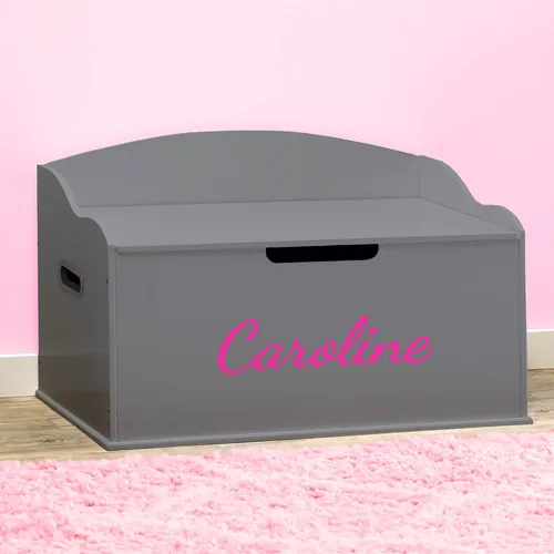 Miniatura 3 de DIBSIES Caja de juguetes personalizada Creative Wonders, serie Signature para niños, 30 x 19.25 x 18 pulgadas, tapa de cierre suave
