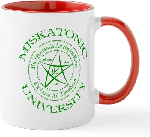 Miniatura 10 de CafePress Miskatonic University - Taza de café de cerámica, taza de té, 11 onzas