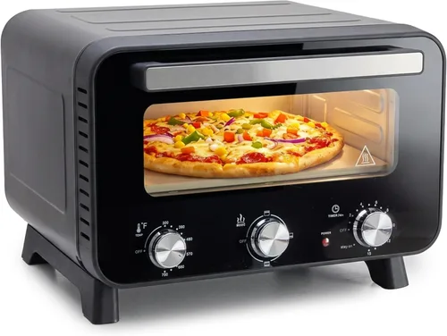 Miniatura 9 de Simple Deluxe Combo de horno tostador con freidora de aire de 16.9 cuartos de galón, horno de convección 5 en 1 con freidora de aire, parrilla