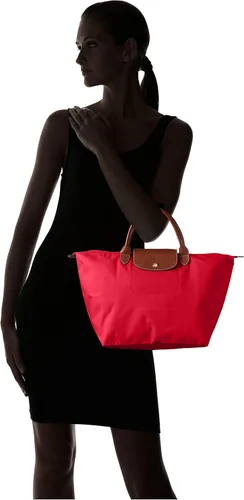 Miniatura 4 de Longchamp Le Pliage - Bolso mediano para mujer, color rojo
