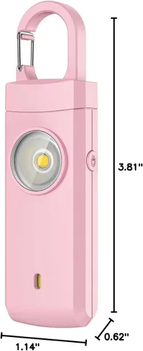 Miniatura 8 de Alarma personal recargable para mujeres, regalos de cumpleaños de Navidad para mujeres, hijas, estudiantes universitarios, adolescentes, ancianos