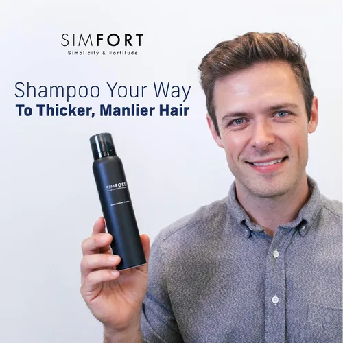 Miniatura 7 de SIMFORT Acondicionador para cabello para hombres y mujeres, recomendado para su uso con champú de ácido carbónico, 4.2 onzas, uso de 1 mes