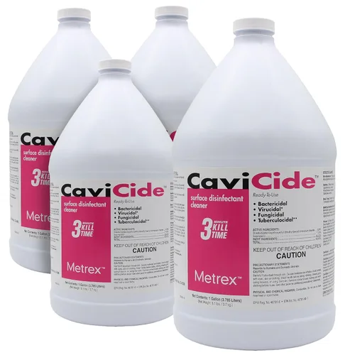 Metrex CaviCide Limpiador Desinfectante para Superficies, 13-1000 – Desinfectante y Limpiador Multiuso para Dispositivos Médicos, NICU, Salas de