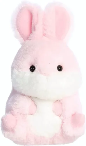 Miniatura 3 de Aurora Rolly Pets Bundle - Juego de conejitos de peluche de 5 pulgadas (rosa y lavanda)