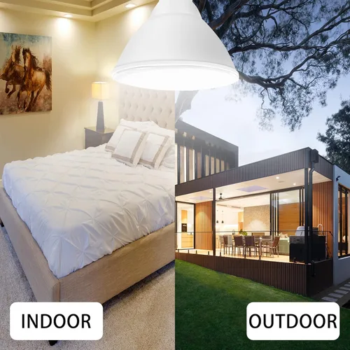 Miniatura 4 de PAR38 Bombillas LED de inundación para exteriores, paquete de 2 unidades, regulables 20 W (equivalente a 200 W) bombillas de inundación de base E26