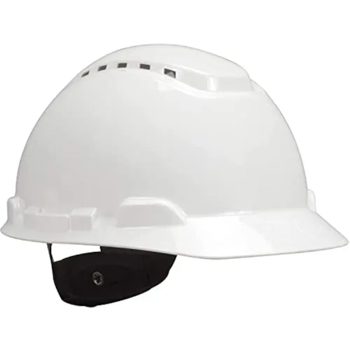 Casco duro 3M, blanco, ligero, ventilado, indicador UV, trinquete ajustable de 4 puntos, H-701V-UV