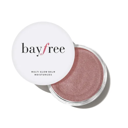 bayfree Bálsamo Multi Glow, rubor en crema para mejillas, maquillaje facial con bálsamo de rubor, acabado radiante, color hidratante, cremoso,