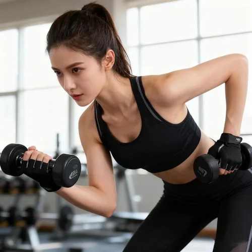 Miniatura 2 de Men & Women Fingerless Gym Gloves - Anti-Slip Breathable Workout Gloves for Weightlifting, Cycling, Training & Sports