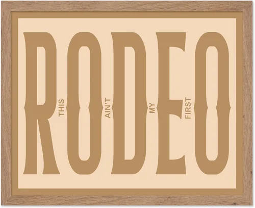 Miniatura 49 de Poster Master Póster de diccionario – Estampado retro de vaquero y caballo – Obra de arte del salvaje oeste – Diseño occidental – Arte moderno
