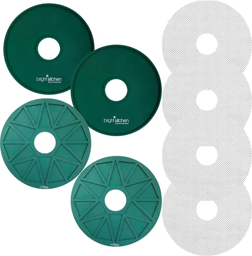 Miniatura 10 de Hojas deshidratadoras de silicona de cuero de frutas de 2 bordes para deshidratadores redondos Nesco, molde de labios, mantiene la masa líquida