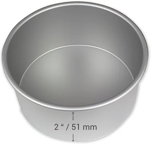 Miniatura 2 de PME Bandeja de aluminio profesional para hornear redonda de 9 x 2 pulgadas