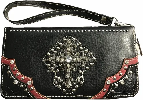 Miniatura 4 de Texas West Bolso cruzado para mujer con cartera a juego, varios