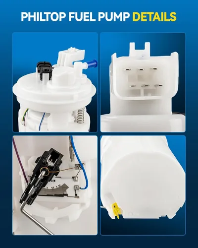 Miniatura 2 de PHILTOP FG1181 Conjunto de bomba de combustible eléctrica compatible con Forenza 2.0L 2004-2008, Reno 2.0L 2005-2008, reemplaza a E8703M, CFG1181