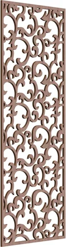 Miniatura 51 de Wheatland Paneles de pared decorativos de madera con calado, 9 3/8 pulgadas de ancho x 24 3/8 pulgadas de alto x 1/4 de alto, nogal