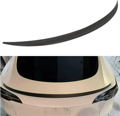 Miniatura 12 de SCITOO Spoiler Wing GT Style Universal 52" ABS Brillante Carbono Aspecto Trasero Alerón Alerón
