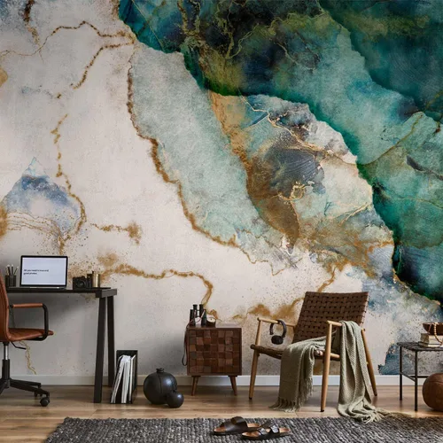 Miniatura 6 de artgeist Mural de pared de piedra sintética de 135 x 101 pulgadas, papel tapiz autoadhesivo extraíble de gran tamaño para decoración de pared, #02