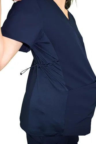 Miniatura 3 de Camiseta médica de enfermería médica con cuello en V para mujer GT Performance