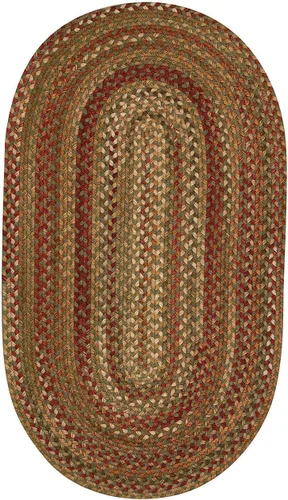 Miniatura 15 de Capel Rugs Manchester - Alfombra trenzada ovalada, 2 x 3 pulgadas, tonos dorados Tonalidades doradas