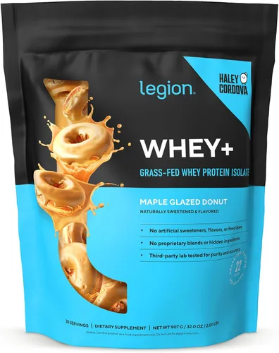Miniatura 22 de LEGION Whey+ Proteína de Suero Aislado de Vacas Alimentadas con Pasto - Polvo de Proteína de Suero Aislado Bajo en Calorías, Sin OMG, Sin Azúcar