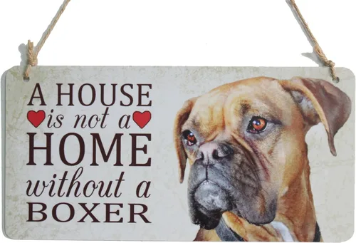Miniatura 11 de zhongfei Letrero de raza de perro "A House is Not A Home Without A Pitbull", adecuado para decoración de casa de perro (5 x 10 pulgadas)