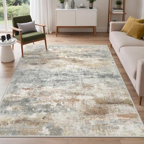 Miniatura 21 de GENIMO Alfombra antideslizante de 2 x 6 pies, lavable para pasillos de cocina, alfombras de cocina modernas abstractas, alfombra ligera de pelo bajo