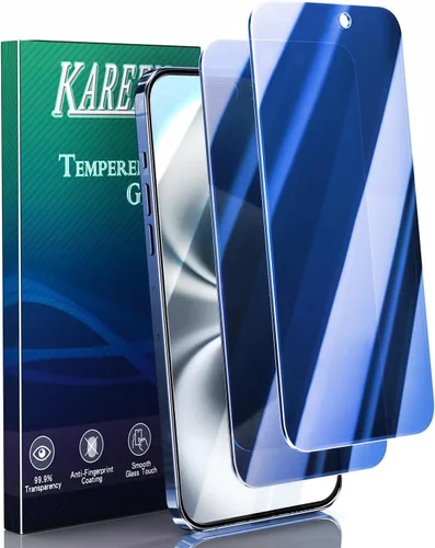 Miniatura 13 de KAREEN Paquete de 2 protectores de pantalla para iPhone 15/ iPhone 15 Pro, película de vidrio templado de 6.1 pulgadas, dureza 9H, antiarañazos, sin