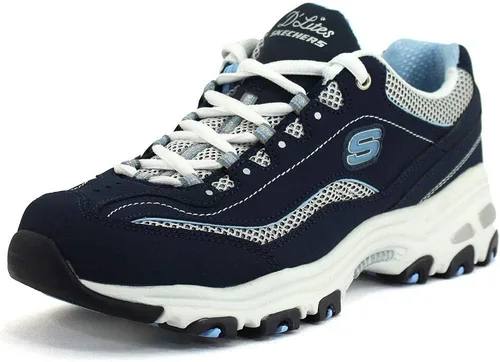 Miniatura 3 de Skechers D'Lites-Life Saver - Tenis de espuma viscoelástica con cordones para mujer