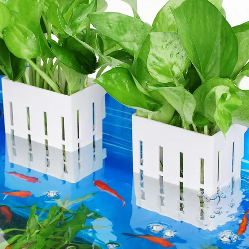 Miniatura 11 de Borlech Soporte de Planta de Acuario Grande Mejorado con Ganchos y Ventosas para Cultivo de Plantas Acuapónicas en Tanque de Peces y Decoraciones