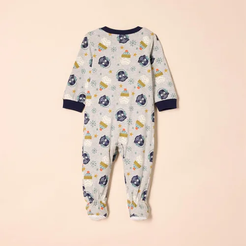 Miniatura 57 de Amazon Essentials Disney Marvel Star Wars - Pijama unisex de algodón con pies para bebés y niños pequeños, paquete múltiple