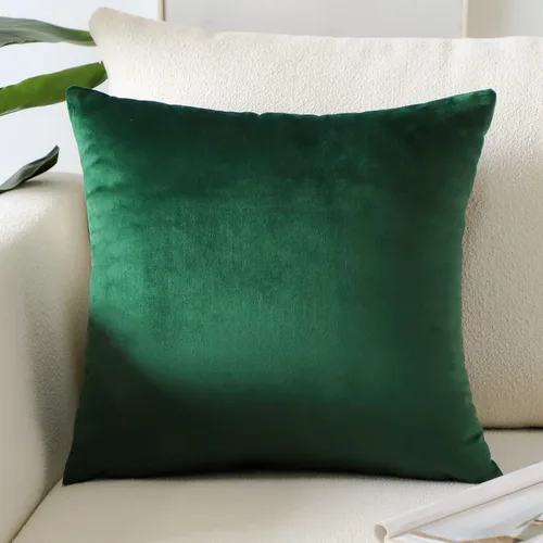 Miniatura 29 de Artscope Fundas de Almohada de Terciopelo de Lujo Súper Suaves Decorativas Cuadradas Fundas de Cojín para Sofá Sillón Dormitorio Decoración