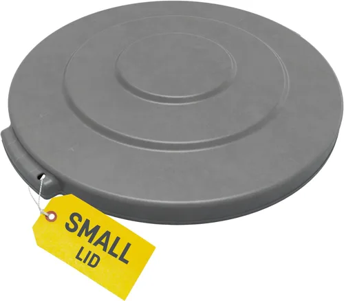 Miniatura 14 de SPARTA Bronco - Tapa de contenedor de basura, papelera redonda para eliminación, 10 galones, morado, (paquete de 6)