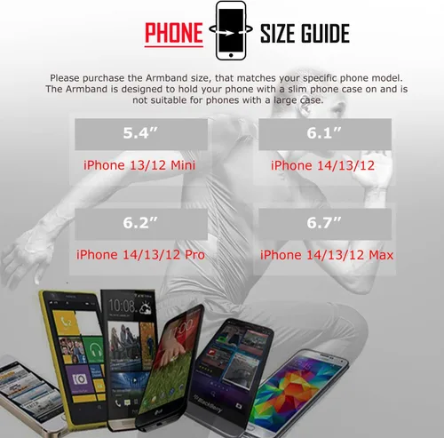 Miniatura 7 de RevereSport Brazalete para iPhone Pro Max 17/16/15/14/13/12/Plus/AIR. Soporte para brazo de teléfono para correr, para deportes, entrenamientos