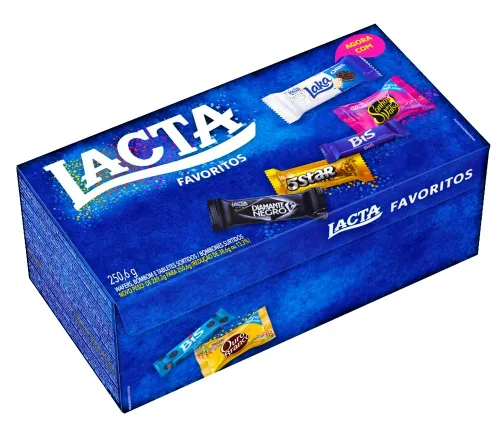 LACTA Caixa de Bomboms Variados Favoritos 10.19 oz. | Bombones Surtidos Favoritos.