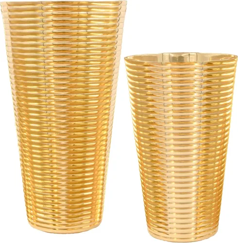 Miniatura 2 de Juego de coctelera de 3 piezas de oro de 24 quilates