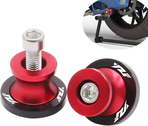 Miniatura 3 de Carretes deslizantes de brazo oscilante para motocicleta, 2 piezas, 0.236 in, tornillo de soporte de brazo oscilante CNC para Yamaha YZF R1 R3 R6