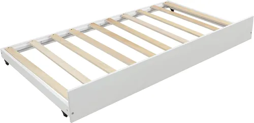 Miniatura 7 de Bellemave Cama de casa individual con nido para niños, cama de casa con techo, tamaño individual, marco de sofá cama con nido para niños y niñas