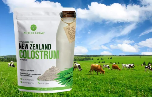 Miniatura 4 de Antler Farms Calostro 100% puro de Nueva Zelanda, 30 porciones, 1 libra - Alimentado con pasto, criado en pasto, de origen limpio, procesado
