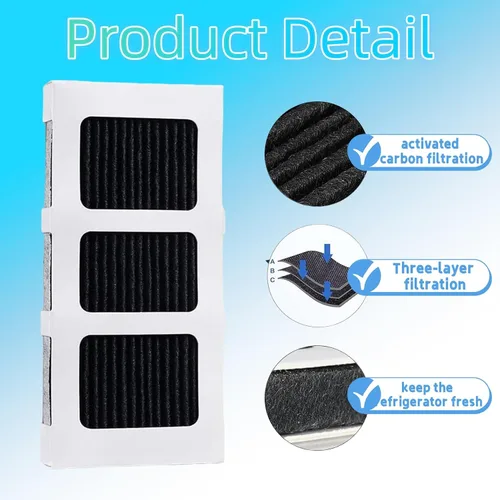 Miniatura 3 de 3 piezas compatibles con filtro de aire frigidaire de repuesto, compatible con filtro frigidaire puro ultra 2