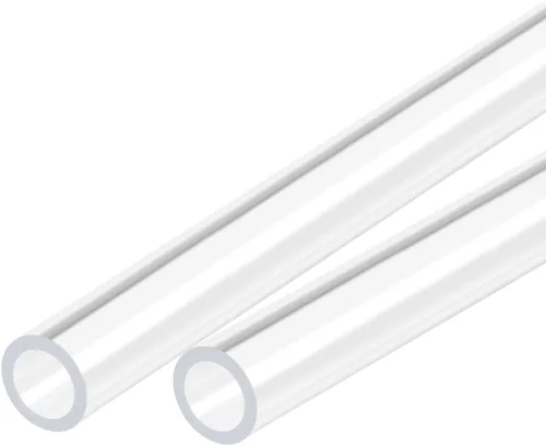 Miniatura 15 de MECCANIXITY Tubo acrílico transparente rígido redondo tubo 0.157 in (5/32") ID 0.315 in (5/16") OD 18" para lámparas y linternas, sistema