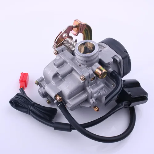 Miniatura 6 de Glixal GY6 50cc 60cc 80cc 100cc CVK Carburador con choque electrónico para la 139QMB 139QMA Scooter china ciclomotor ATV Go-Kart, 20mm