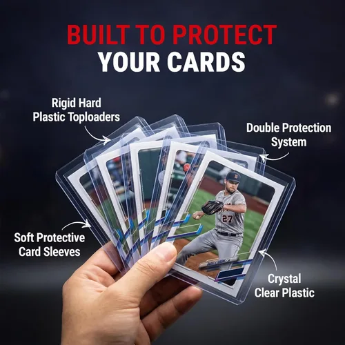 Miniatura 3 de Ultra PRO Cargadores superiores transparentes regulares de 3" x 4" para tarjetas con paquete de fundas para tarjetas tamaño estándar 200