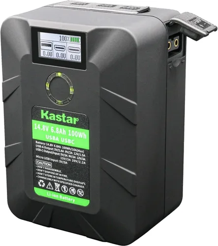 Miniatura 2 de Kastar Cargador de repuesto D-Tap para cámara de cine digital Canon EOS C700, EOS C700 PL, EOS C700 GS PL, EOS C300 Mark III