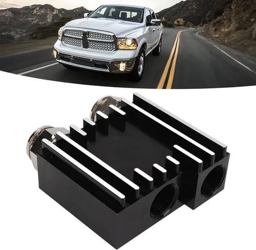 Miniatura 9 de Enfriador de transmisión termostática Bypass Upgrade para Dodge Ram 2500 3500, para Cummins 68RFE 6.7L