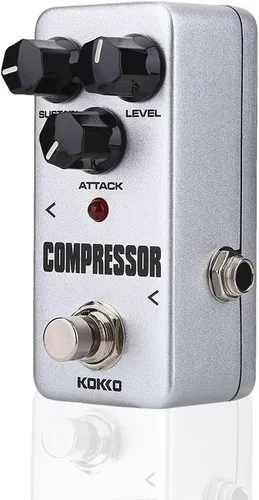Miniatura 8 de Dilwe Pedal de efecto Mini compresor de guitarra Pedal de sostenedor para accesorios de guitarra eléctrica