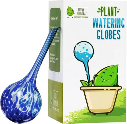 Miniatura 11 de Little Green Leaf Bombas de Riego Automáticas para Plantas, Insertos de Maceta de Riego Automático (Set de 10) Bombas de Plástico Transparente 6