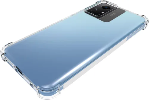 Miniatura 5 de USTIYA Funda para Redmi Note 12s Clear TPU Cuatro Esquinas Cubierta Protectora Transparente Suave